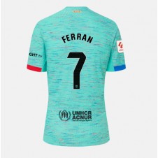 Barcelona Ferran Torres #7 Tredje Tröja Dam 2023-24 Korta ärmar